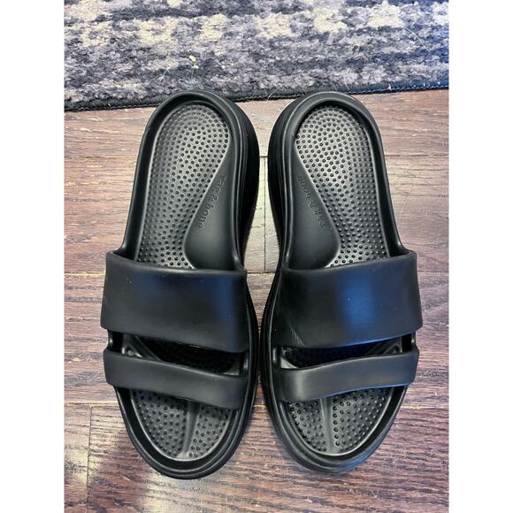 Rag & Bone Brixley Platform Cushioned Slide Slip-on Sandals Black Size  39 - Picture 4 of 4